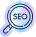 OMG Icon Badge SEO Magnifying