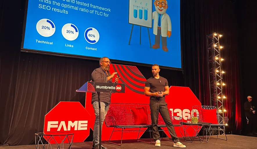 Founders of Online Marketing Gurus reveal their SEO future insights at Mumbrella360 Sydney 2025