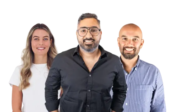 Online Marketing Gurus Leaders and Specialists - Jazmin Green, Mez Homayunfard and Ed Jones.