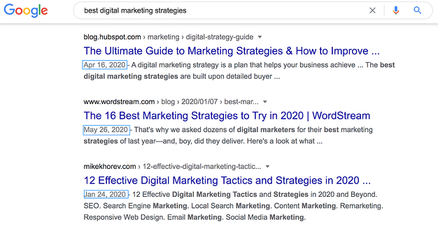 Looking on page 1 of Google for your search terms - OMG