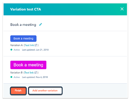 Hubspot Book A Meeting CTA