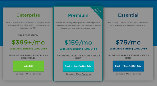 Great CTA example from Unbounce