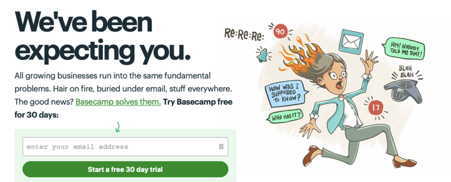 Basecamp copy example