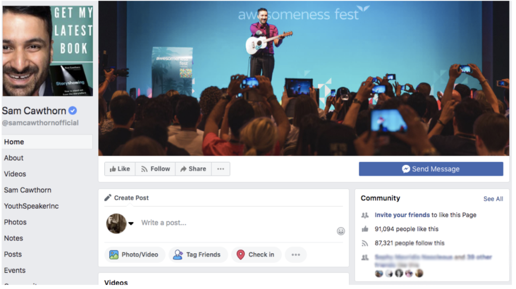Sam Cawthorn Facebook