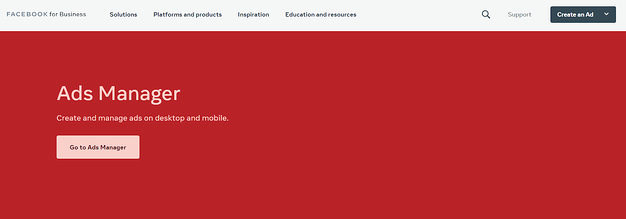Image of Facebook ads manager