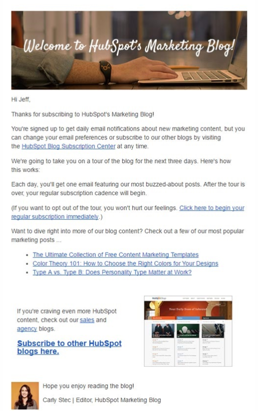 hubspot email