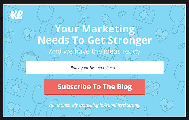 Subscribe To The Blog Call To Action / CTA Button - OMG