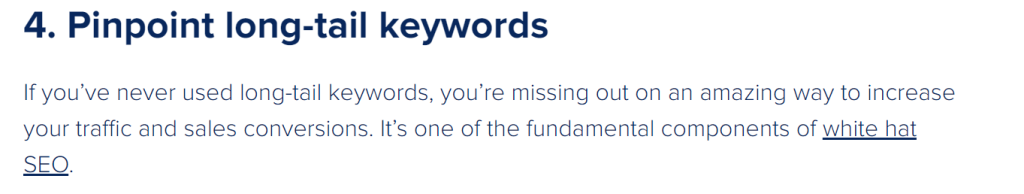 Longtail Keywords - OMG