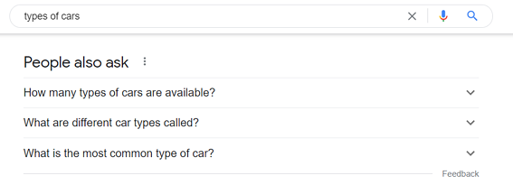 Image showing an example of people also ask