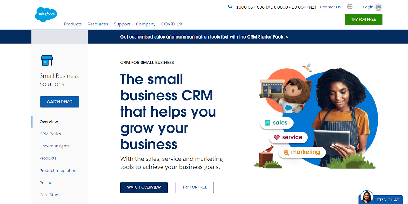 salesforce example
