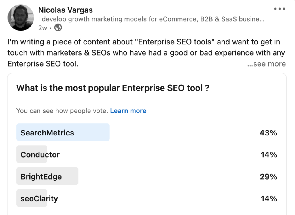 Enterprise Optimisation Tool