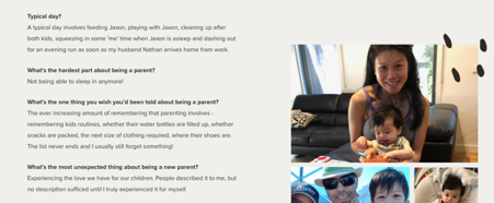 Shirley answer from thankyou website