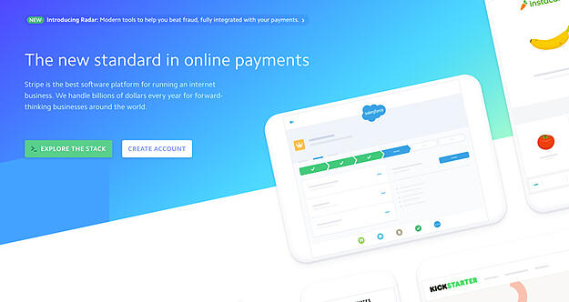 Stripe's example for CTA