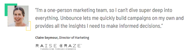 unbounce landing page 2
