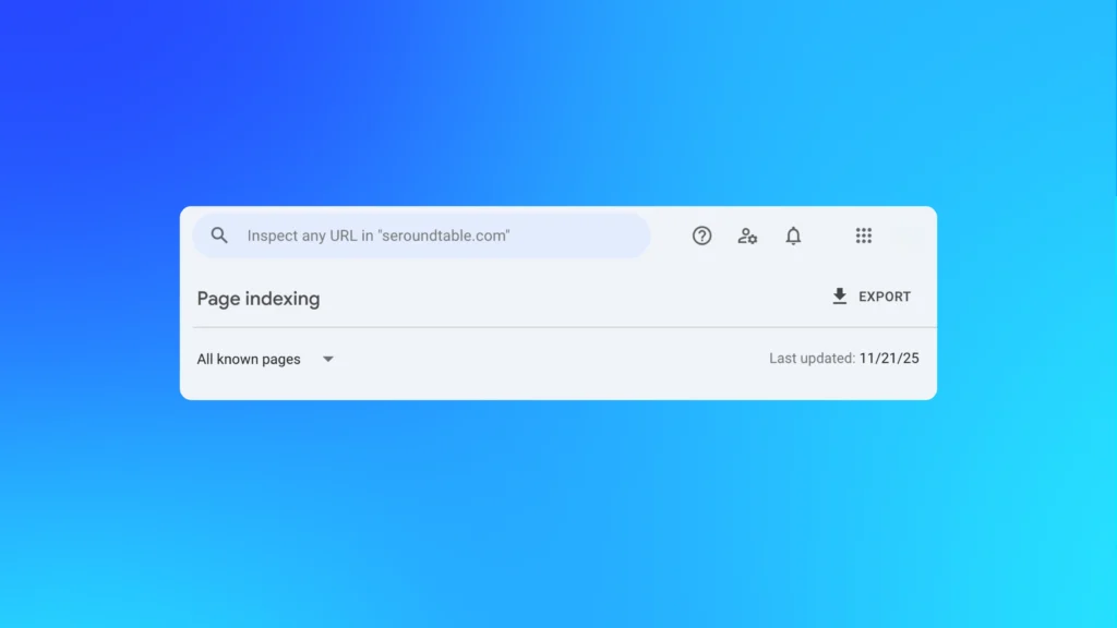 Google Search Console Page Indexing report screenshot showing delayed indexing data, relevant to technical SEO, crawling checks and page indexing diagnostics.