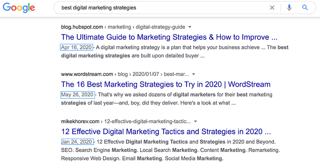 Looking on page 1 of Google for your search terms - OMG