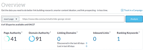 Domain authority vs. page authority by OMG