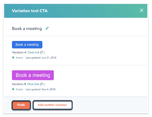 Hubspot Book A Meeting CTA