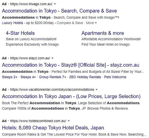 Ad Copy Example Google Ads by OMG