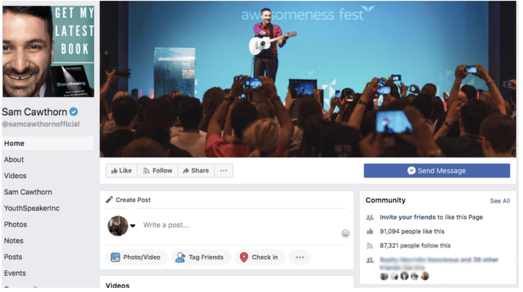 Sam Cawthorn Facebook