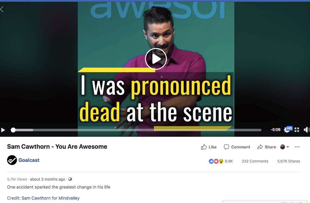 Sam Cawthorn video content