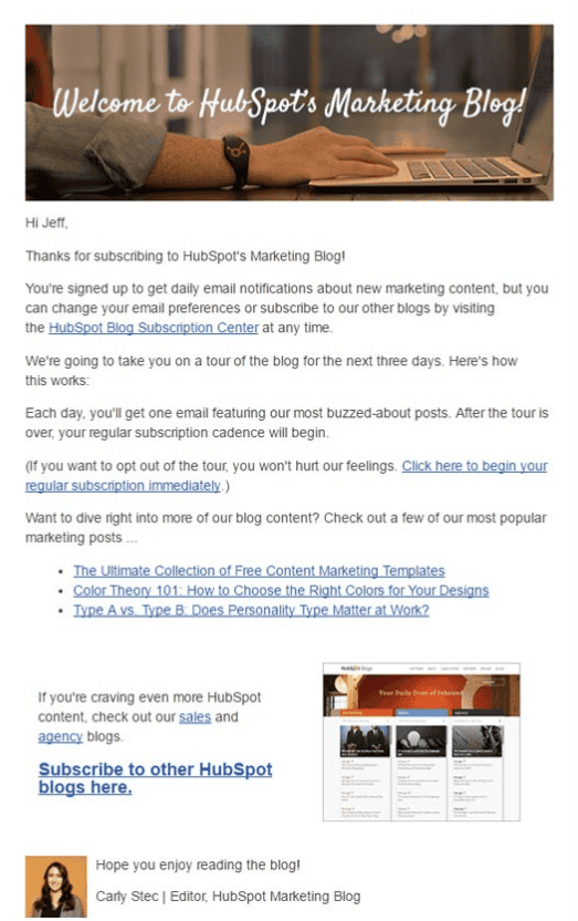 hubspot email