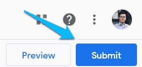 Click Submit in Google Analytics - OMG