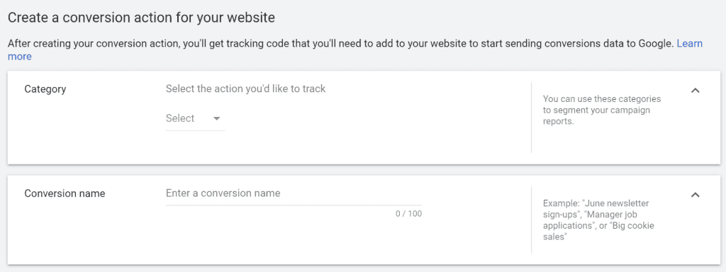 Setting Up Google Analytics Tracking And Creating A Conversion Action for your website - OMG
