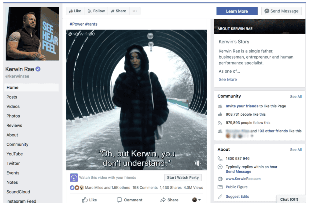 Kerwin Rae Facebook