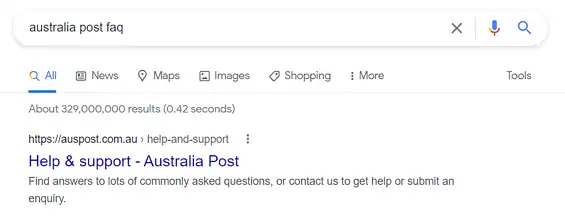 Image showing an example of a meta tag