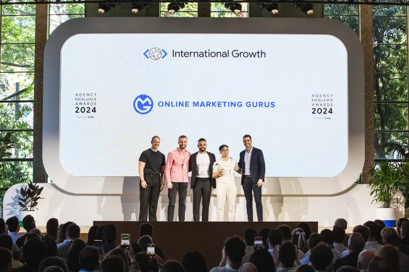 OMG Google Agency Excellence Awards 2024 international growth winner