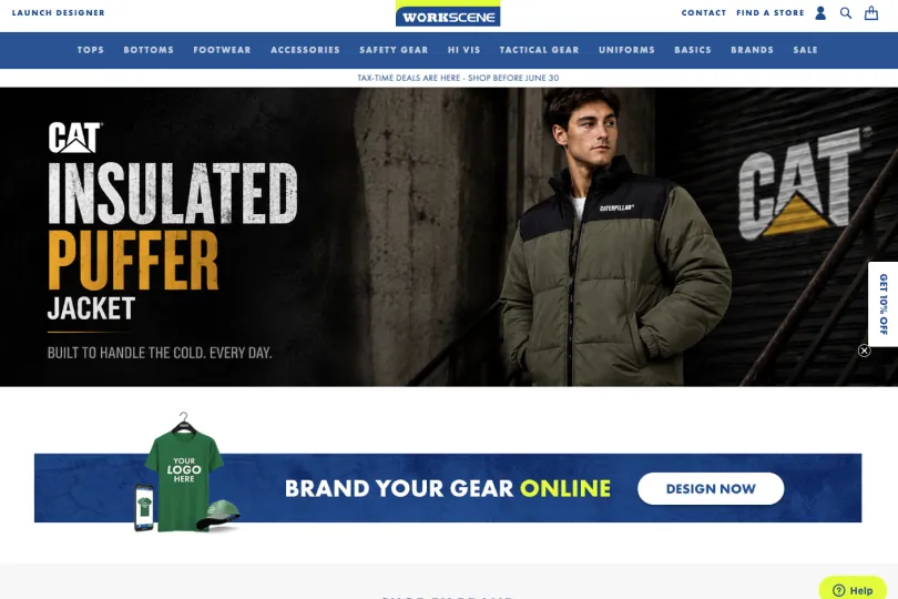Workscene workwear collection PPC case study by Online Marketing Gurus