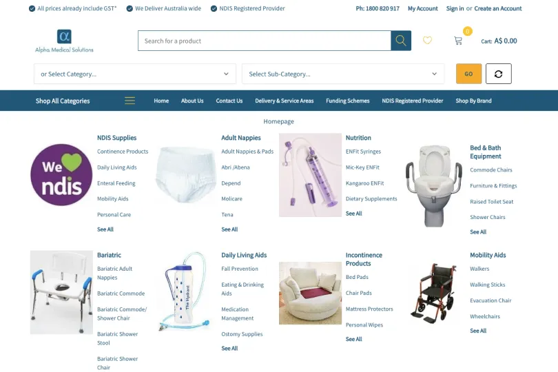 Alpha Medical Solutions medical equipment SEO case study by Online Marketing Gurus