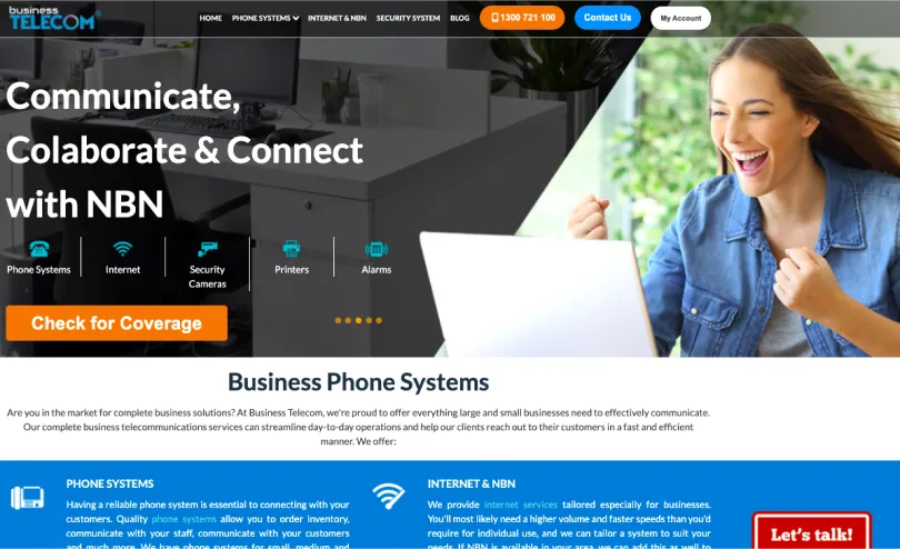Business Telecom telecommunications services SEO case study by Online Marketing Gurus