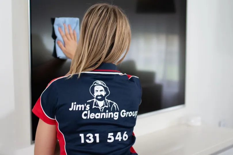 Jim's Cleaning professional team featured in franchise and local SEO case study by Online Marketing Gurus