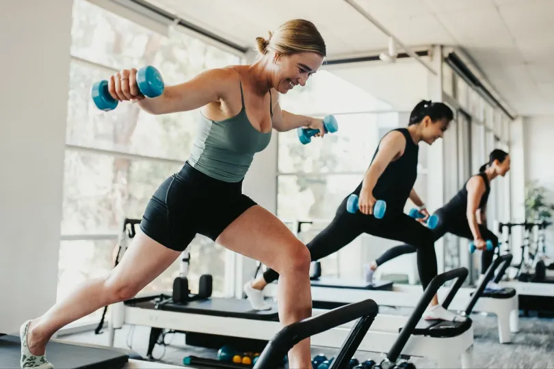 KX Pilates studio interior featured in fitness and franchise SEO case study by Online Marketing Gurus
