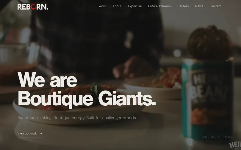Reborn creative and media agency SEO case study by Online Marketing Gurus