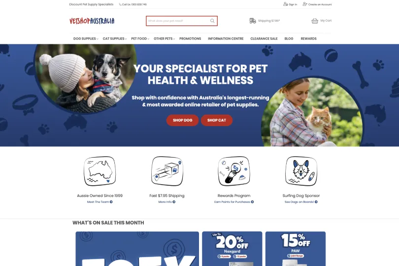 Vet Shop Australia pet supplies and veterinary products range SEO case study by Online Marketing Gurus