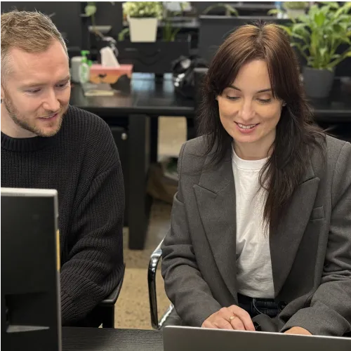OMG paid social service team collaborating in Sydney office