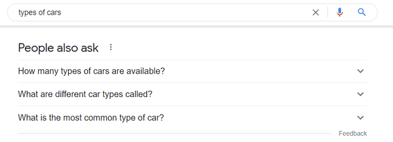 Image showing an example of people also ask