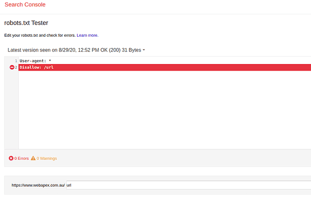 Robots.txt File Tester by OMG