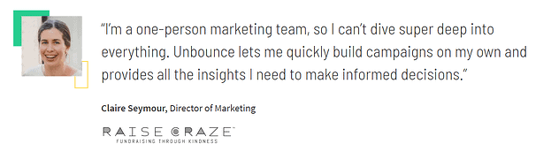 unbounce landing page 2