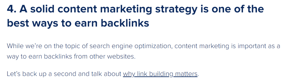 Why link building matters