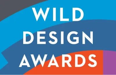 2023 International Wild Design Awards badge recognising OMG for creative design excellence