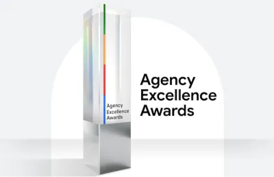 Agency Excellence Awards trophy badge recognising OMG for Brand Awareness campaign performance