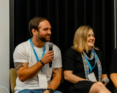 OMG panellists speaking at Madverse Sydney