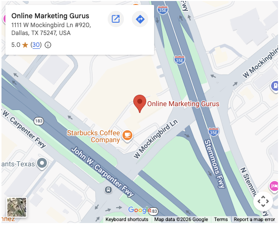 OMG Dallas office location