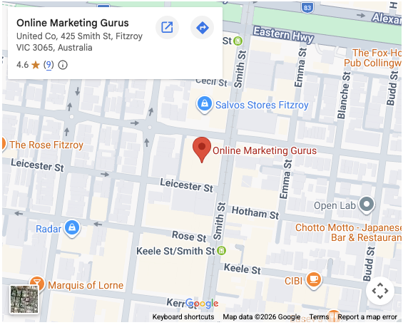 OMG Melbourne office location