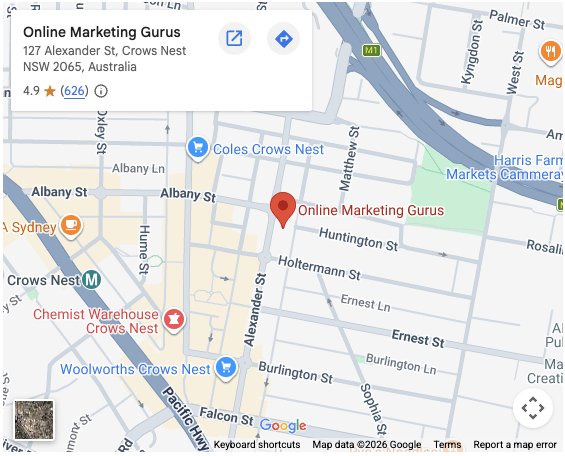 OMG Sydney office location