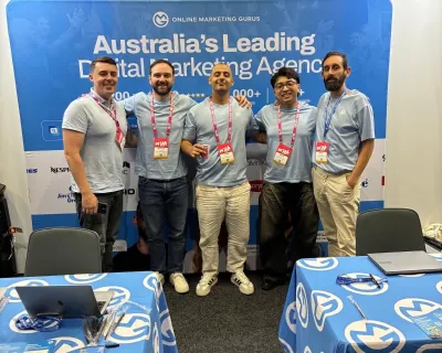 OMG team at their exhibitor stand at RetailFest Global